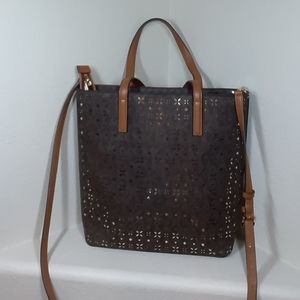 Michael Kors Shoulder Bag Gold in Pattern
